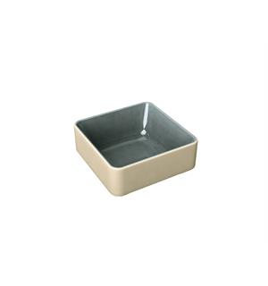 NARA skål kvadratisk høy Grå Steingods - L:90mm B:90mm H:43mm 0,19ltr 